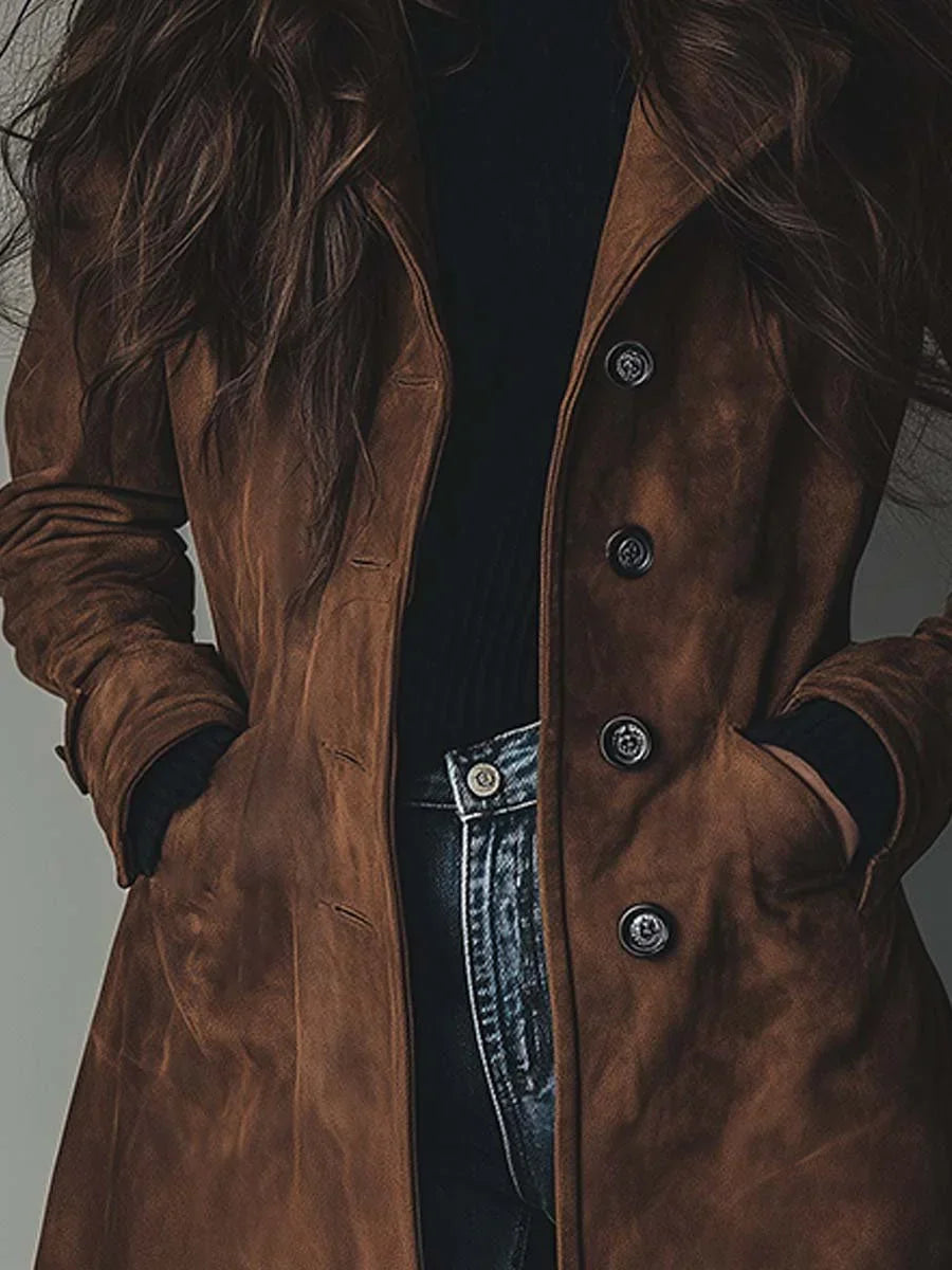 Trench Vintage en Ante Finto