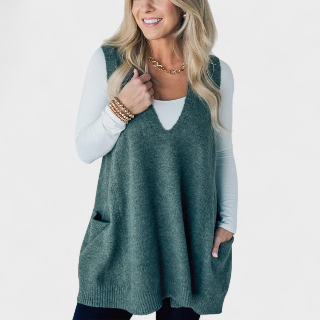 Roberta - Gilet en maille confortable