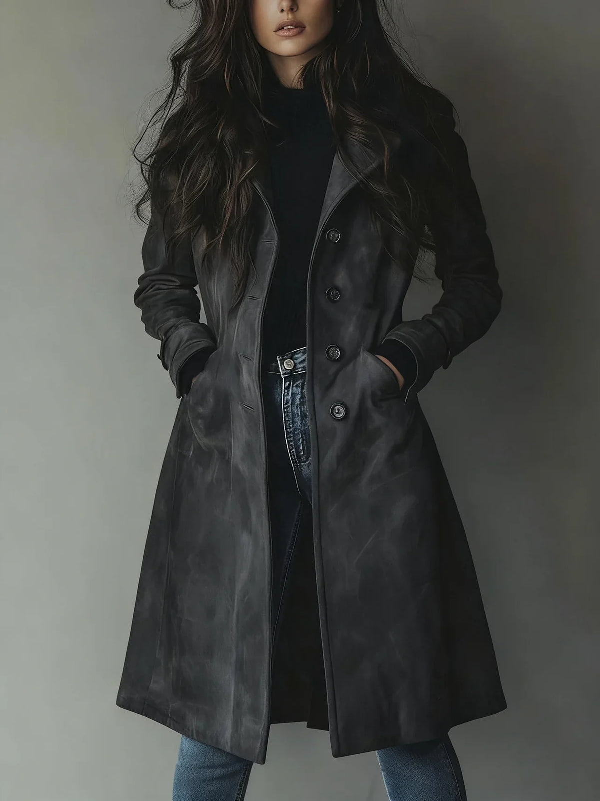 Trench Vintage en Ante Finto