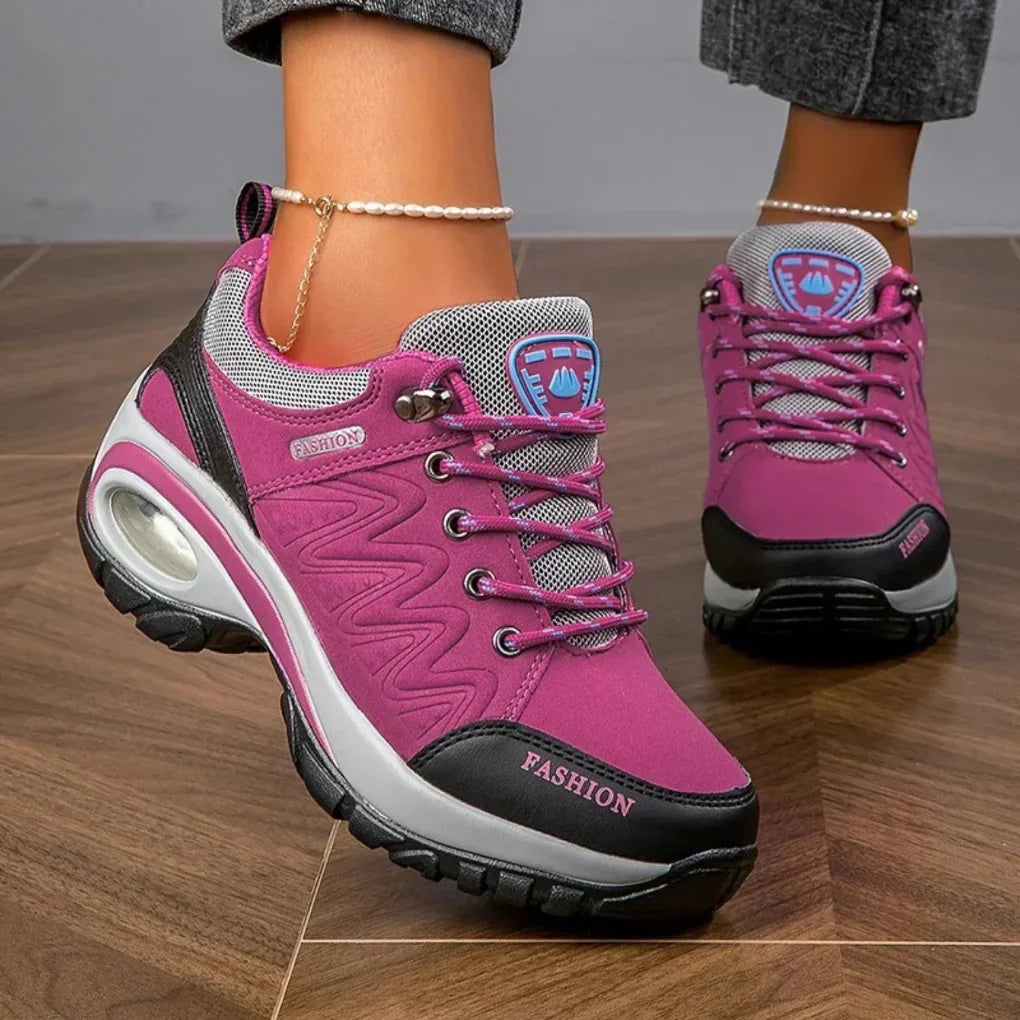 Kobiece Wodoodporne Kolorowe Buty Trekkingowe