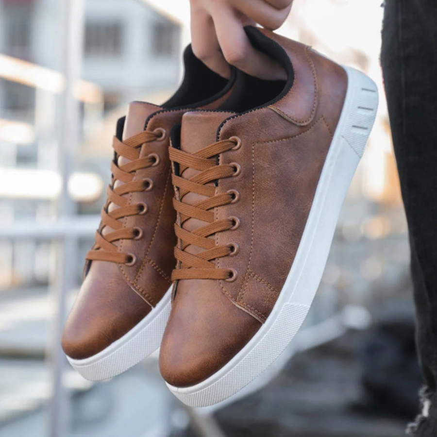 LEATHER SNEAKERS FOR MEN