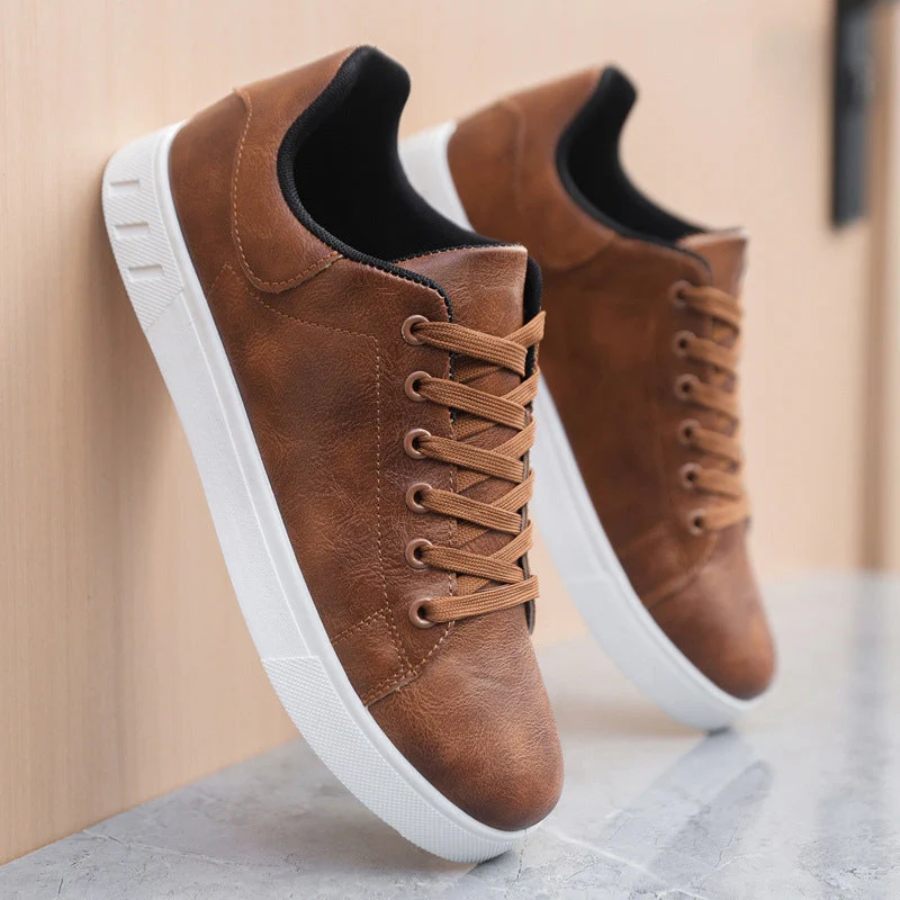 LEATHER SNEAKERS FOR MEN