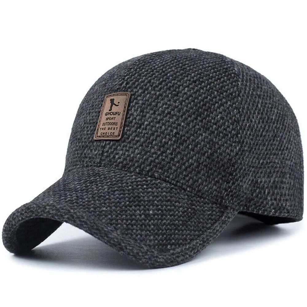Casquette d’Hiver avec Cache-Oreilles et Taille Réglable pour Adultes | Idéale pour la Saison Froide