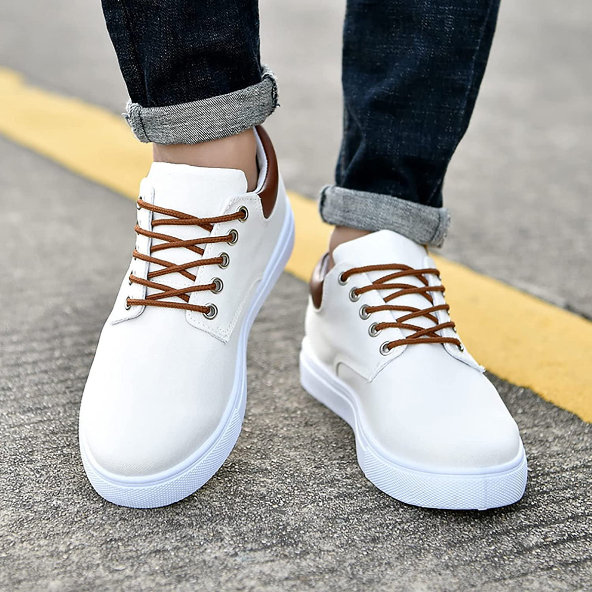 Sammy Jackson David Sneakers | Stoere herensneakers met witte zool