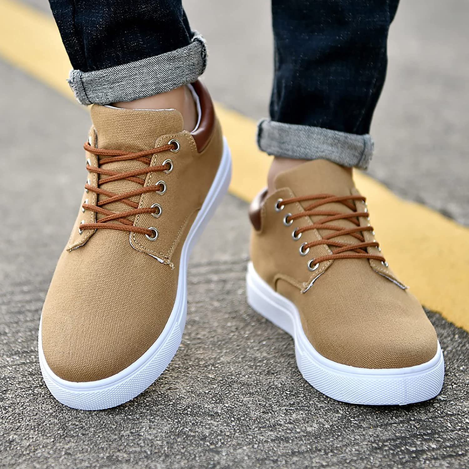 Sammy Jackson David Sneakers | Stoere herensneakers met witte zool