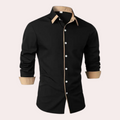 Chemise À Coupe Classique pour Homme avec Col Traditionnel | Idéale pour L’Automne
