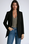 ELEGANT LONGLINE BLAZER JACKET