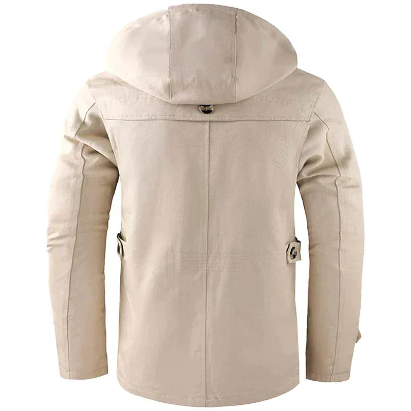 Veste d’Hiver Isolée avec Capuche et Fermeture Zippée pour Homme | Idéale pour Extérieur