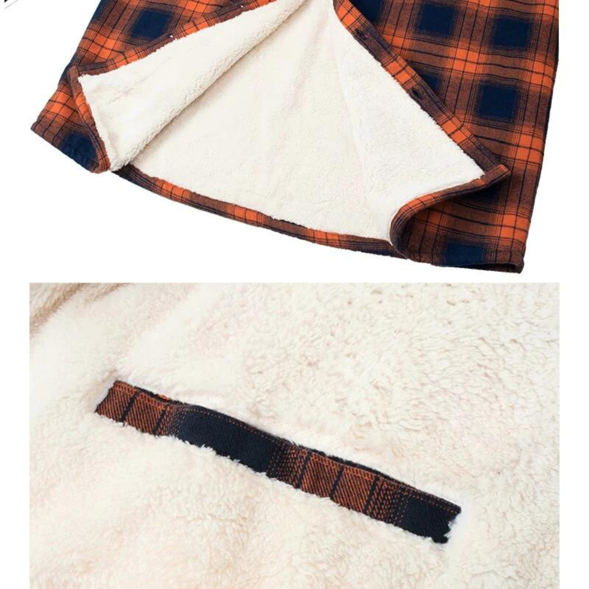 Heren Vest met Ruitpatroon en Fleece Voering