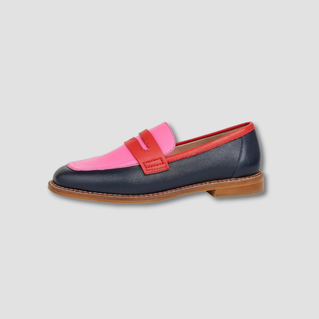 Mocassins Multicolores Avec Semelle Plate Pour Femmes | Idéal Pour Quotidien Et Vacances