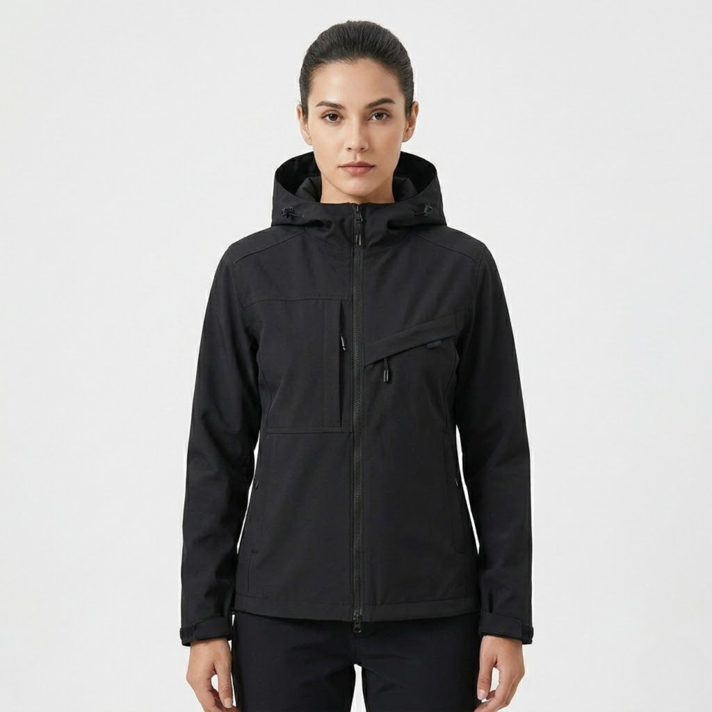 Edith Holloway | Waterproof Hooded Outdoor Jacket