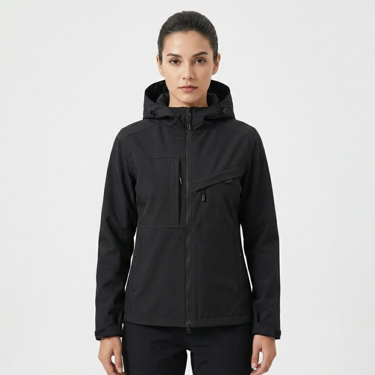 Edith Holloway | Waterproof Hooded Outdoor Jacket