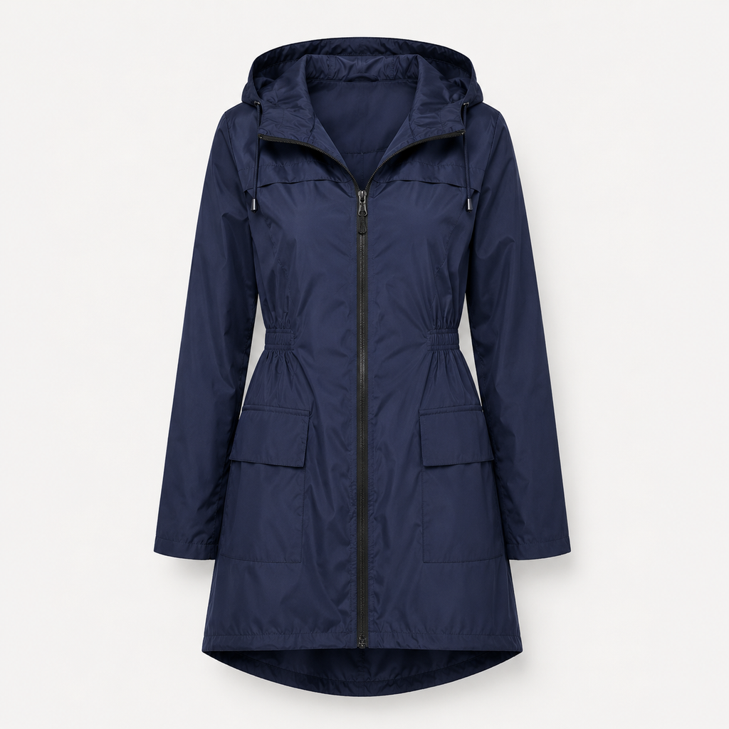 Felicity Marsden | Hooded Rain Jacket Women Waterproof Longline