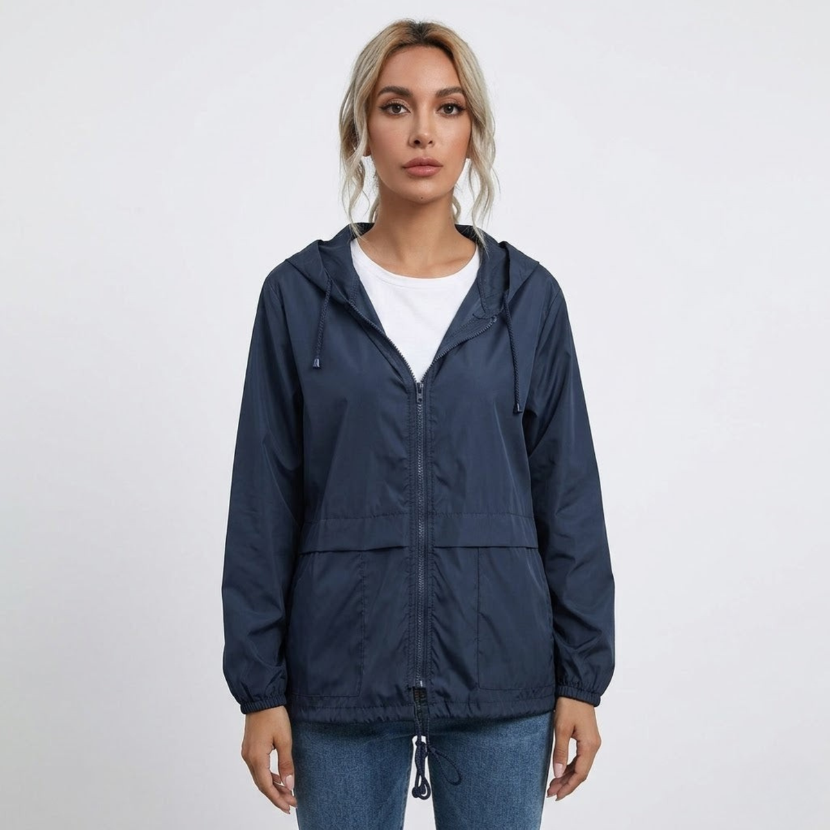 Georgina Mills | Lightweight Hooded Rain Jacket with Everyday Luxe Protection