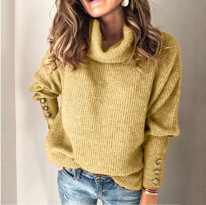 Sammy Jackson | Tila Lichte Turleneck Pullover voor Dames