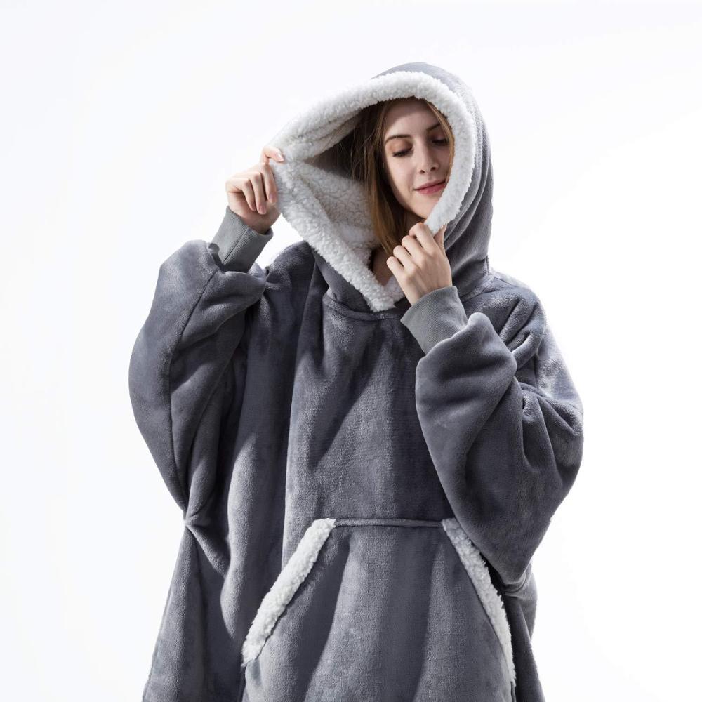 Bluza-Koc z kapturem Oversized