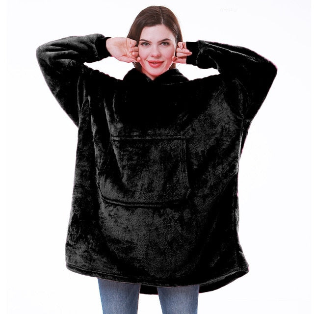 Bluza-Koc z kapturem Oversized