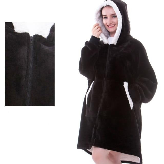 Bluza-Koc z kapturem Oversized