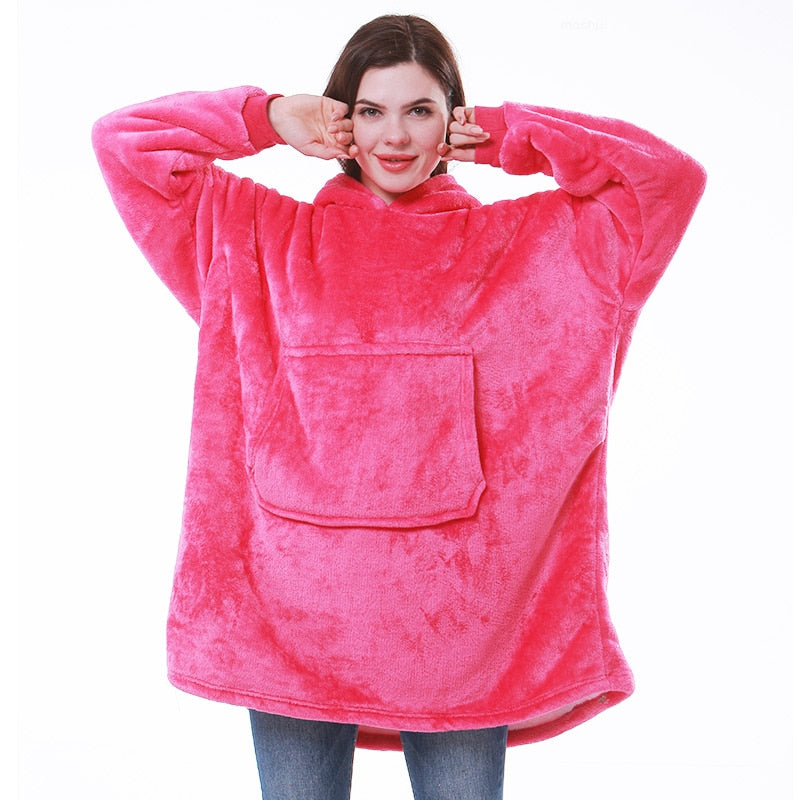 Bluza-Koc z kapturem Oversized