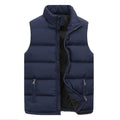 Heren Gewatteerde Bodywarmer met  Ritssluiting