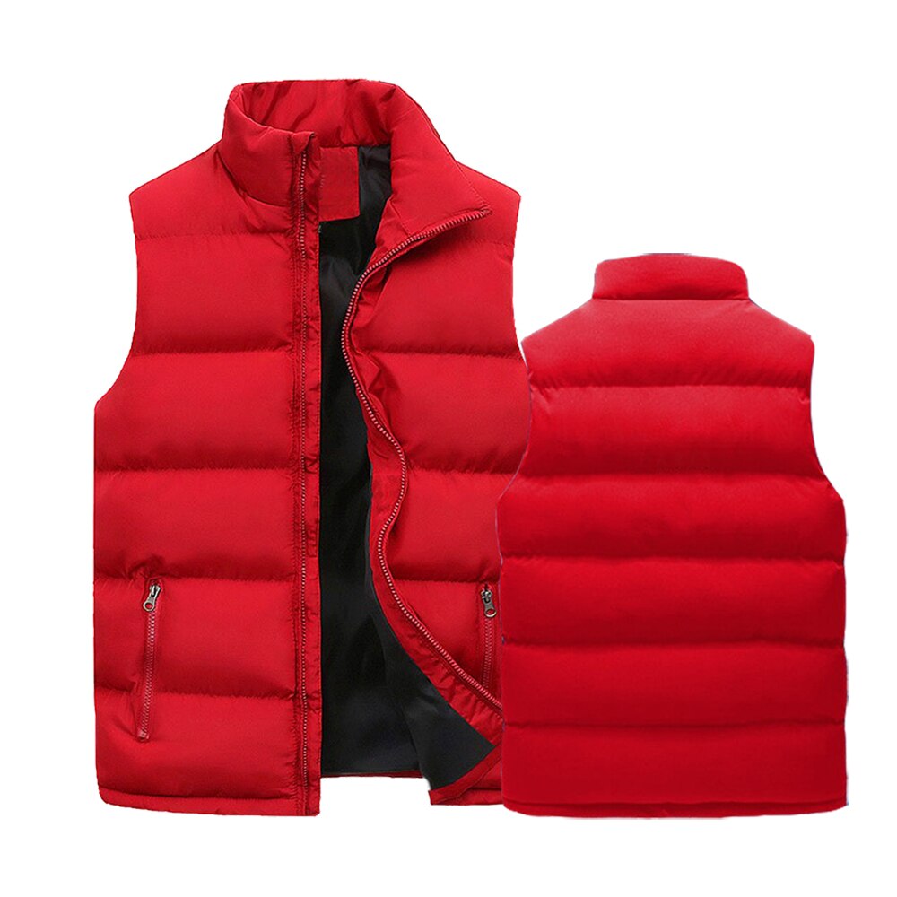 Heren Gewatteerde Bodywarmer met  Ritssluiting