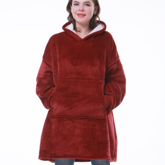 Bluza-Koc z kapturem Oversized