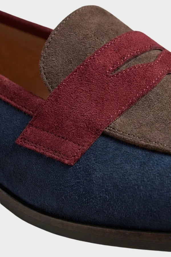 Mocassins À Bout Rond avec Petit Talon pour Femmes | Idéaux pour Le Bureau Et Les Sorties Quotidiennes