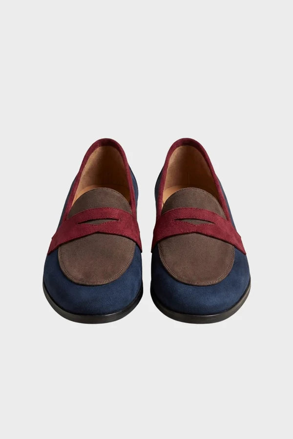 Mocassins À Bout Rond avec Petit Talon pour Femmes | Idéaux pour Le Bureau Et Les Sorties Quotidiennes