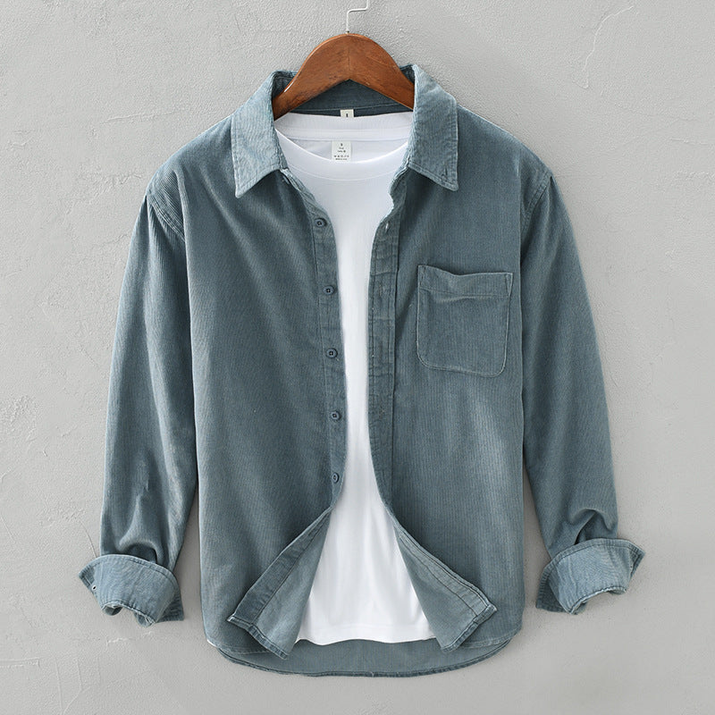 Herren Retro Cordhemd im eleganten Stil für jeden Anlass