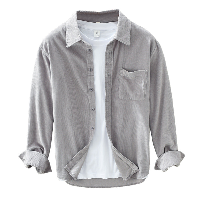 Herren Retro Cordhemd im eleganten Stil für jeden Anlass