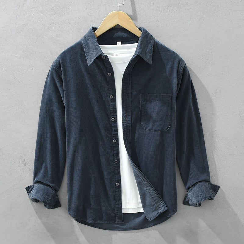 Herren Retro Cordhemd im eleganten Stil für jeden Anlass