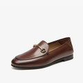 Mocassins femme à mors métallique
