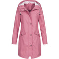 Phoebe Cartwright | Hooded Long Rain Jacket Waterproof