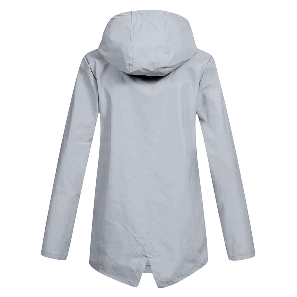 Harriet Calloway | Hooded Long Rain Jacket With Minimalist Finish