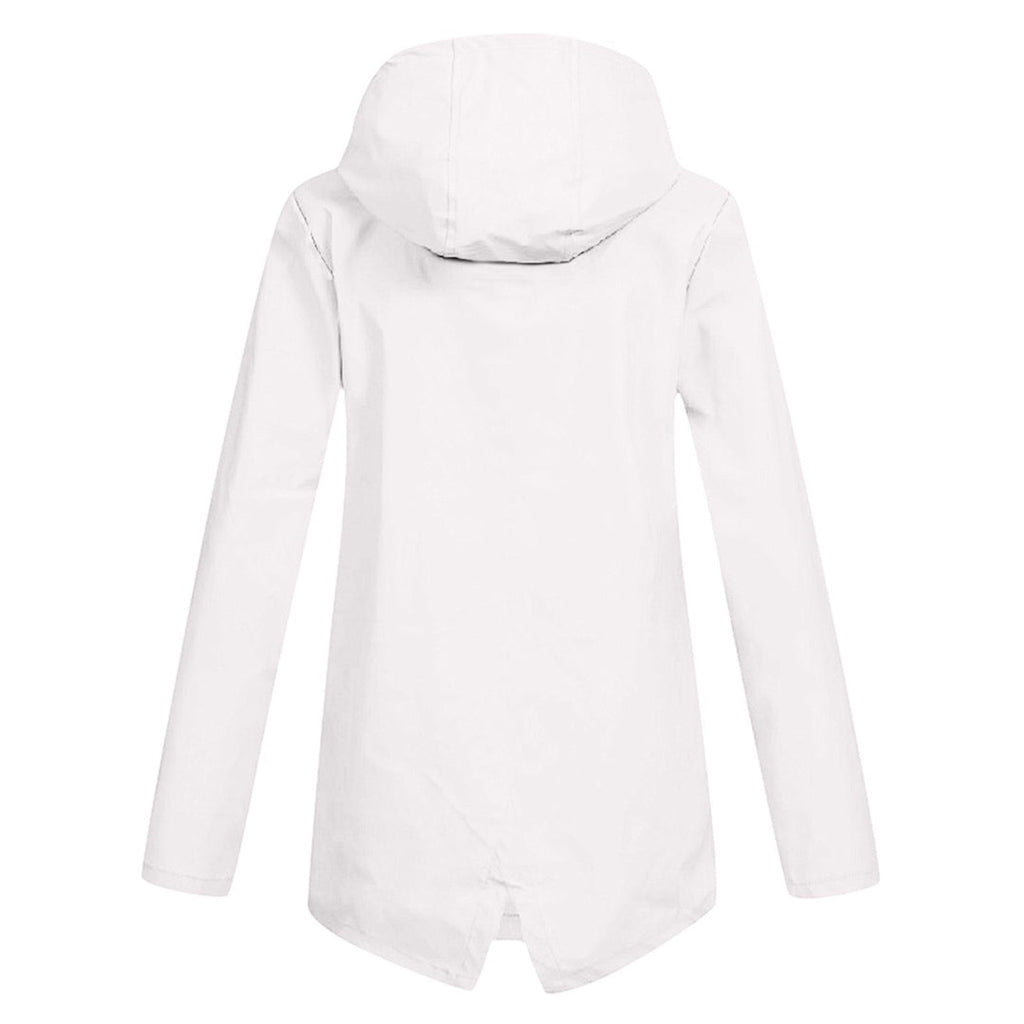 Harriet Calloway | Hooded Long Rain Jacket With Minimalist Finish