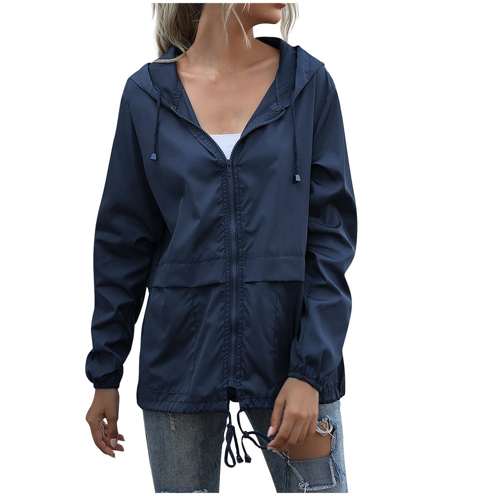 Georgina Mills | Lightweight Hooded Rain Jacket with Everyday Luxe Protection