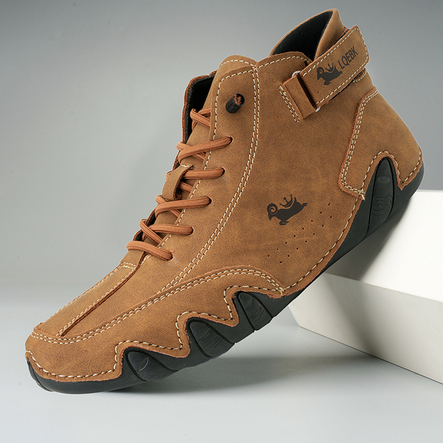 Decks | Ultra-comfortabele antislip blotevoetschoen van leer (Unisex)
