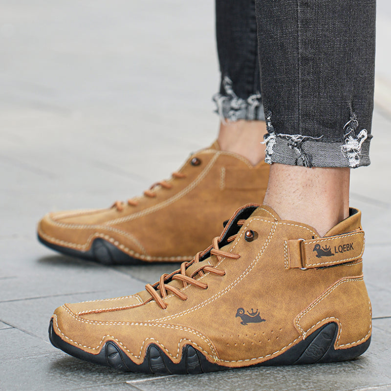 Decks | Ultra-comfortabele antislip blotevoetschoen van leer (Unisex)