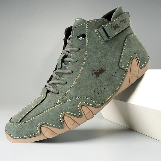 Decks | Ultra-comfortabele antislip blotevoetschoen van leer (Unisex)