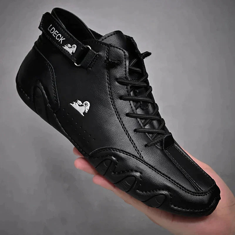 Decks | Ultra-comfortabele antislip blotevoetschoen van leer (Unisex)