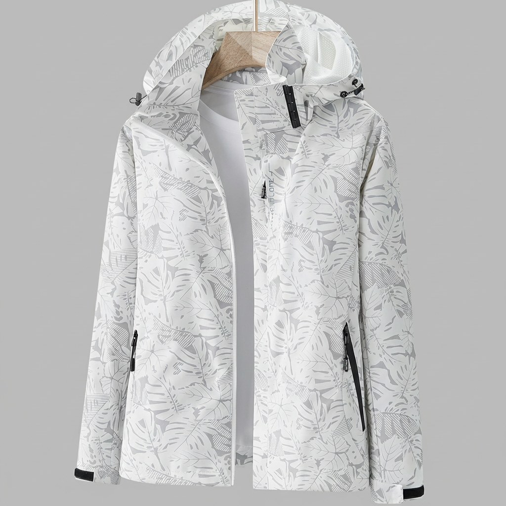 Water- en winddichte jas met capuchon dames- Olda