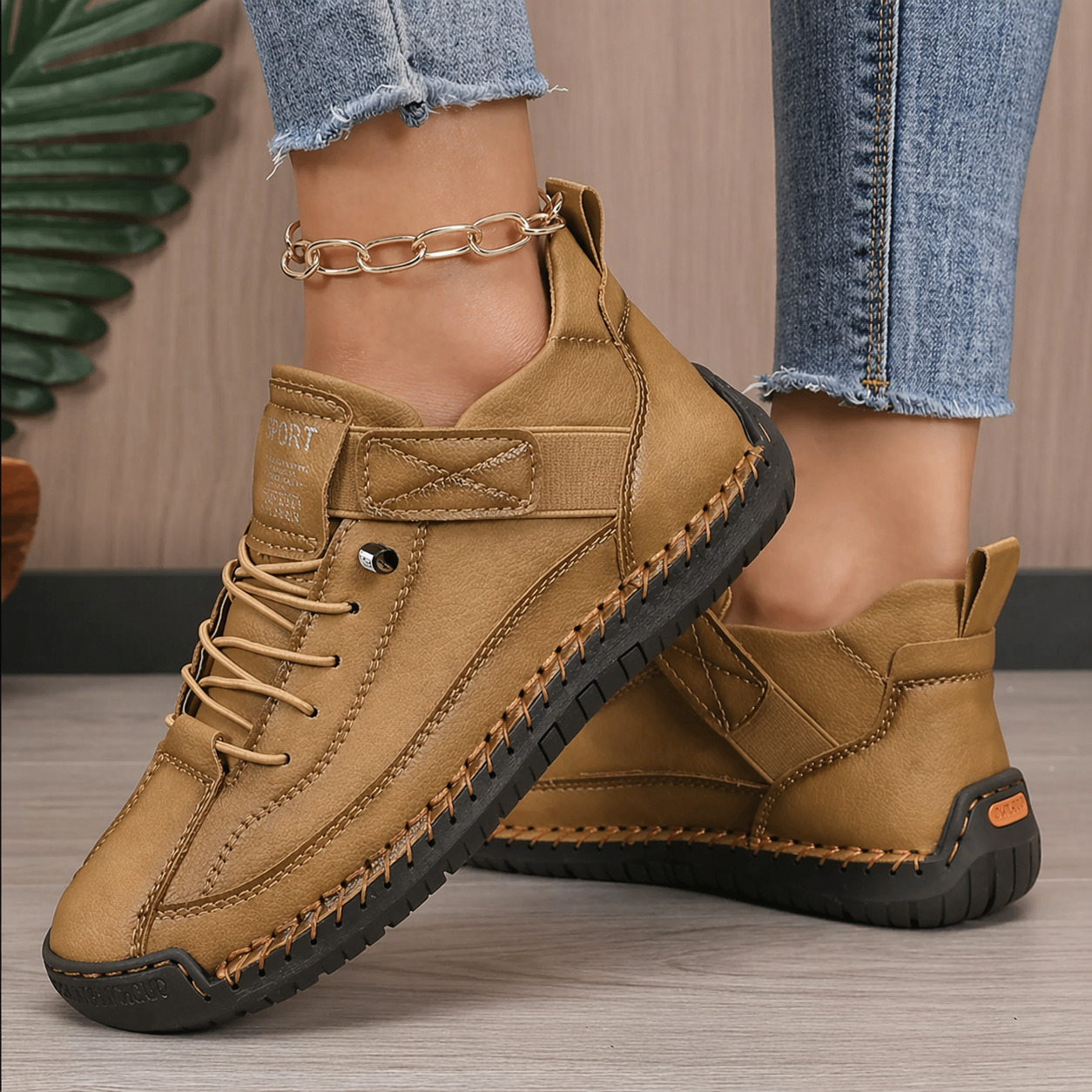 Ortopedyczne Sneakersy Damskie Wsuwane