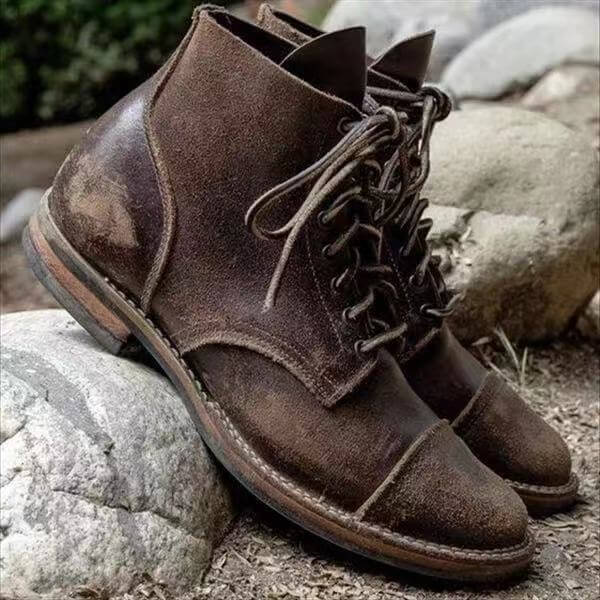 Men’s Closed Toe Lace-Up Ankle Boots