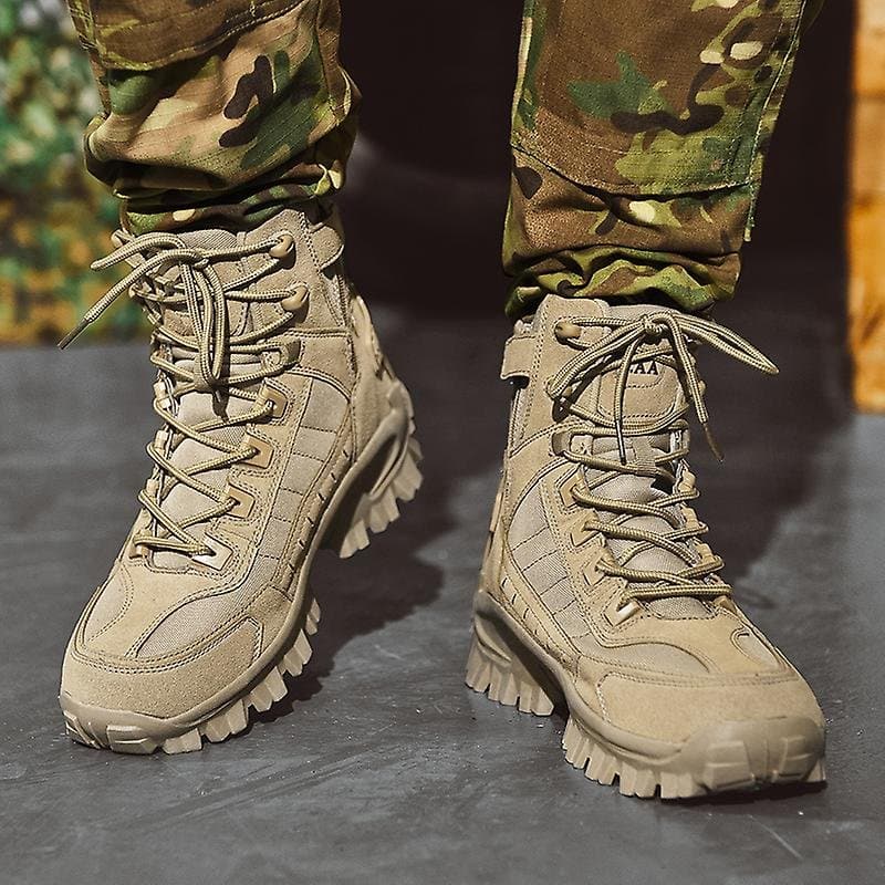 Men’s Lace-Up Tactical Hiking Work Boots