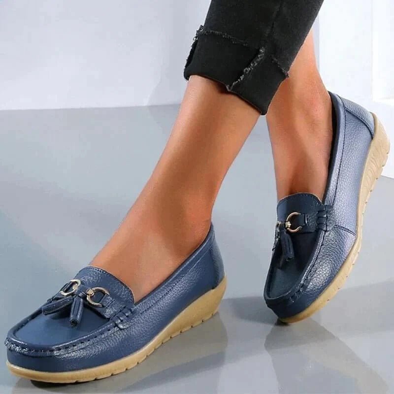 Mocassins Orthopédiques en Cuir pour Femmes