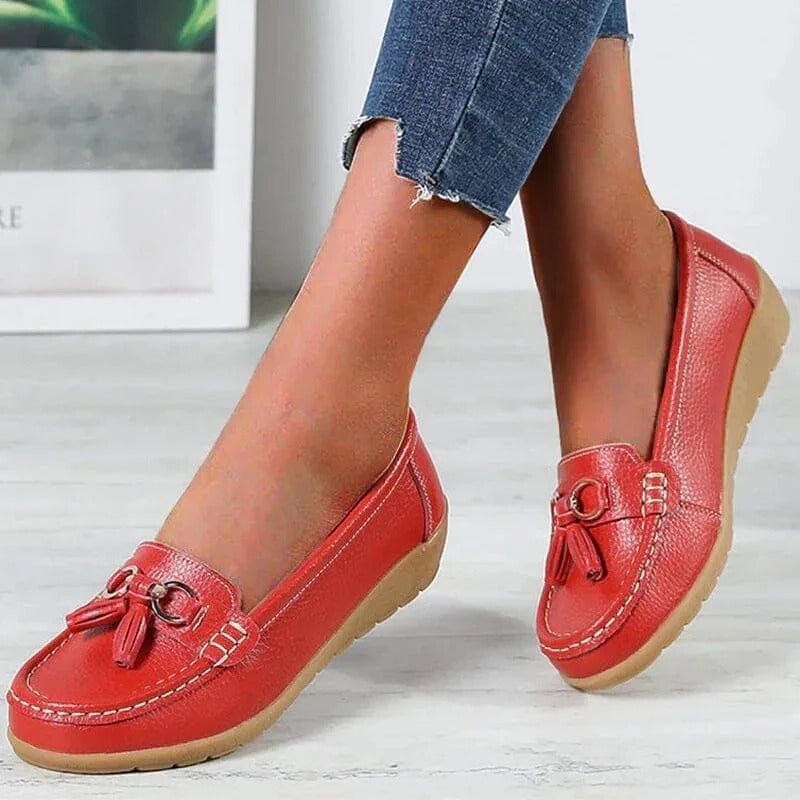Mocassins Orthopédiques en Cuir pour Femmes