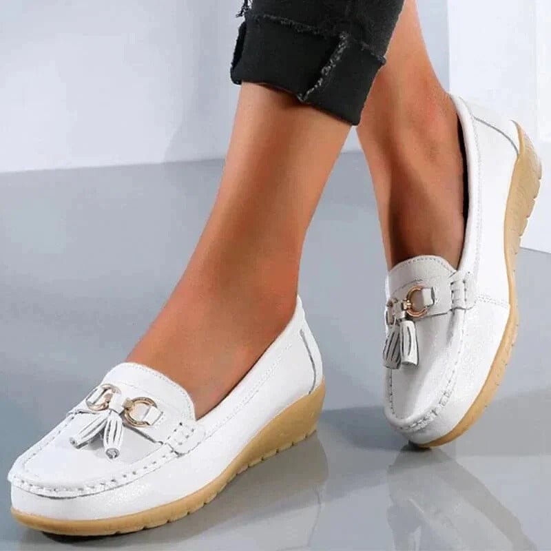 Mocassins Orthopédiques en Cuir pour Femmes