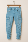 Casper Dehnbare Cargo-Jeans