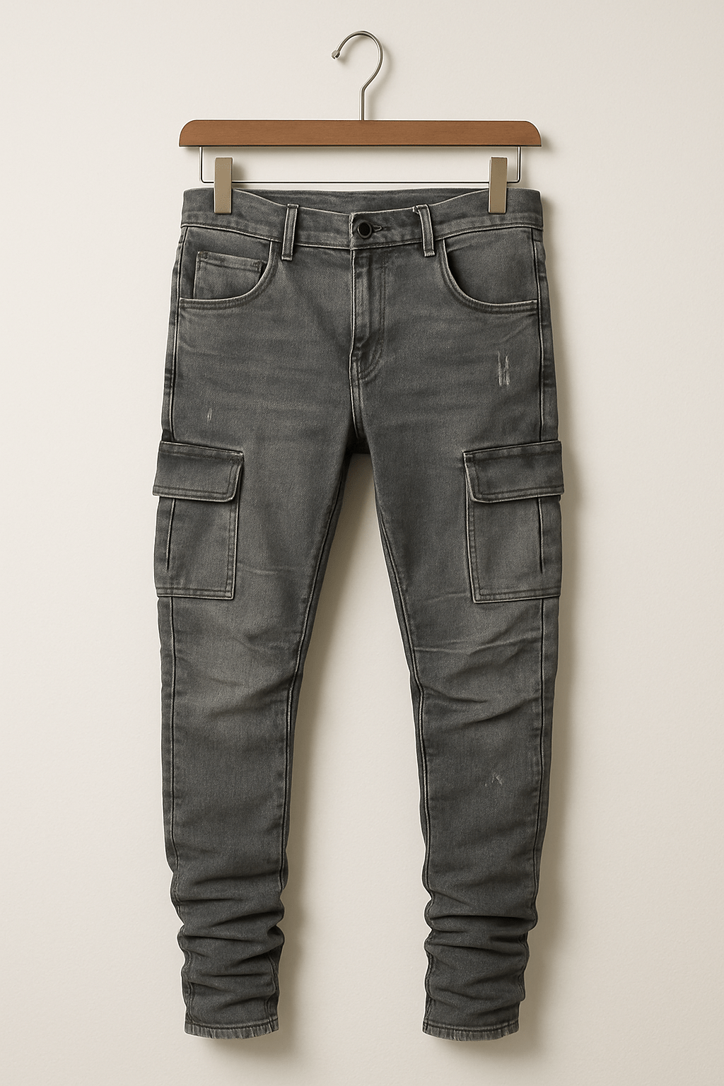 Casper Dehnbare Cargo-Jeans