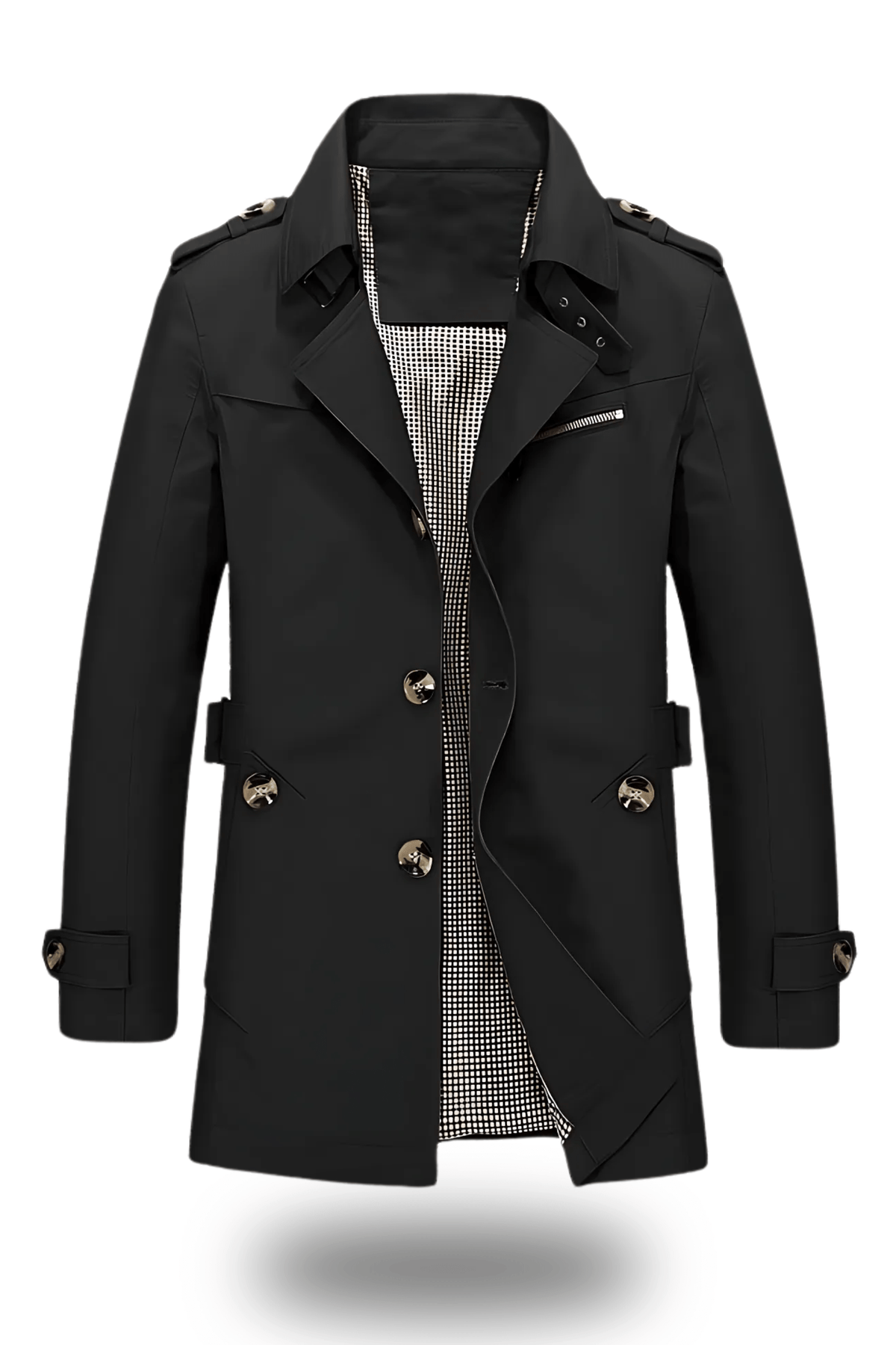 Jens Trenchcoat mit umgelegtem Kragen